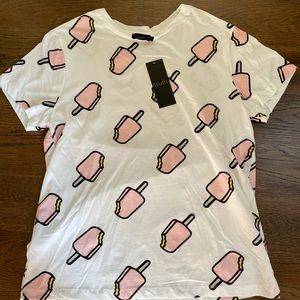 NWT Ice Cream Graphic Tee